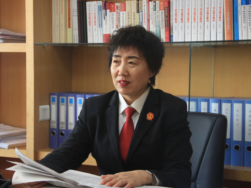 葫蘆島中院黨組書記、院長 王淑俐