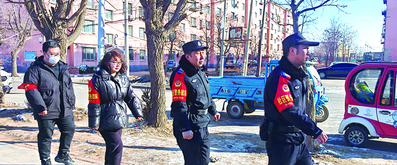 頭題圖：社區(qū)警務(wù)團(tuán)隊(duì)巡邏中
